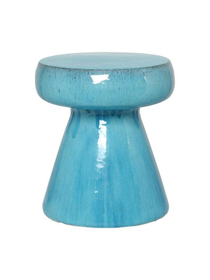 Mushroom Stool In Blue