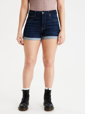 Ae Ne(x)t Level Curvy Denim High-waisted Short Short