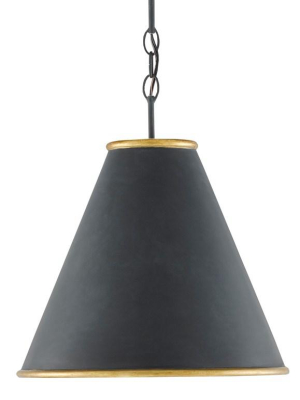 Pierrepont Pendant Black Two Sizes