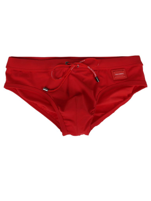 Dolce & Gabbana Drawstring Swim Briefs