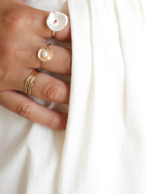 Petal Pearl Ring