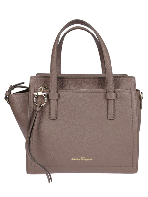 Salvatore Ferragamo Double Handle Small Tote Bag