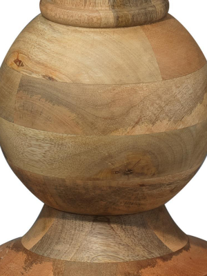 Jamie Young Budapest Floor Lamp In Natural Wood