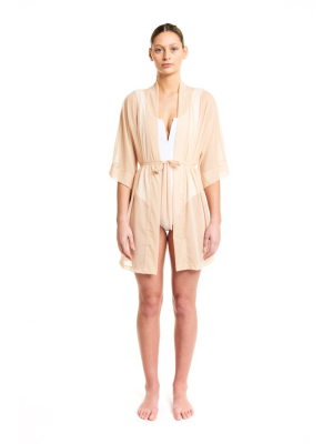 Mesh Kimono - Sand