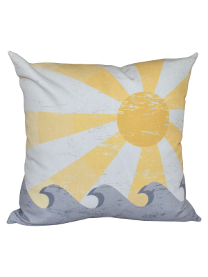 Sunbeams Geometric Print Throw Pillow - E By Design