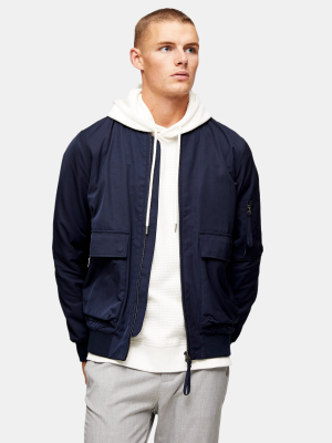 Navy Bomber Jacket