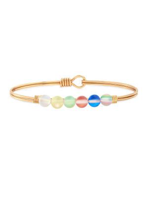 Ombré Quartz Bangle Bracelet For Multi Healing