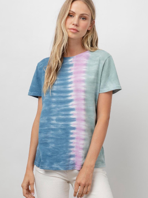 Rails Womens The Classic Crew - Ocean Lavender Dip Dye