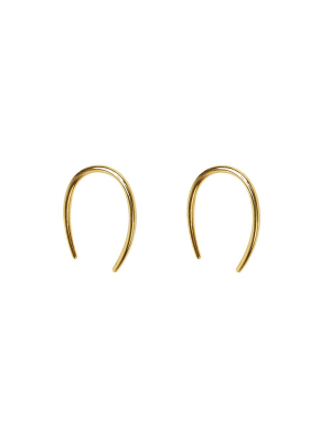 Minimal Arc Threaders Earrings