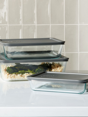 Pyrex ® 6-piece Rectangular Storage Set