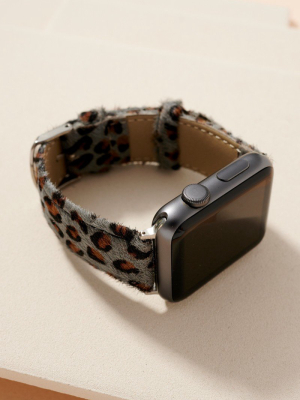 Animal Print Calf Hair Iwatch Band