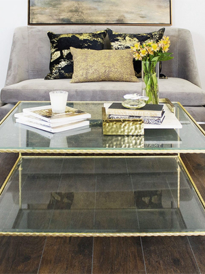 Quadro Square Coffee Table With Bvld Glass