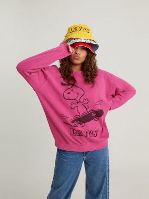 Levi's® X Peanuts Relaxed Oversized Crewneck Sweatshirt