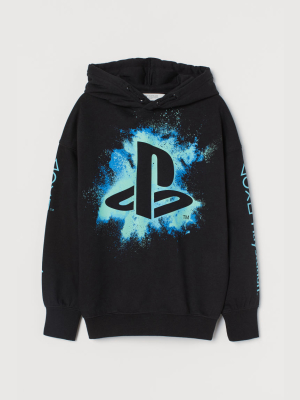 Printed Hoodie