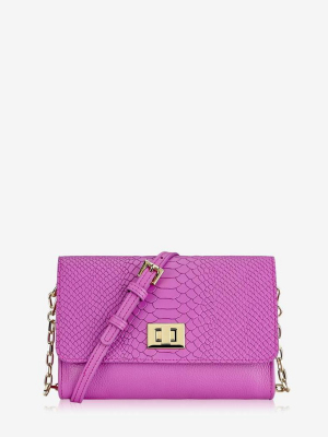 Gigi New York Pink Catherine Crossbody Bag