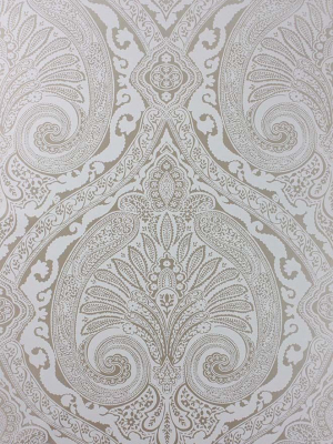 Khitan Wallpaper In Gray From The Cathay Collection By Nina Campbell