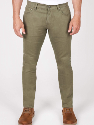 Olive Green Weekend Jeans