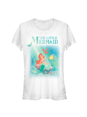 Junior's The Little Mermaid Ariel And Friends T-shirt