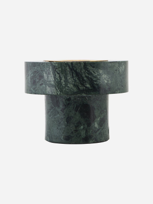 Pin Table Lamp, Green Marble