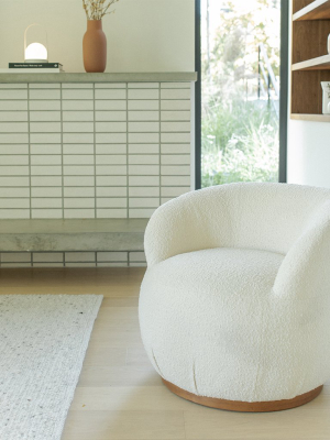 Haley Vegan Sheepskin Chair