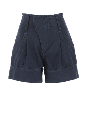 Chloé High Waisted Denim Shorts