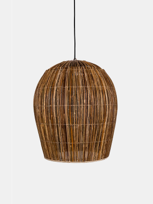 Rattan Bulb Pendant Light