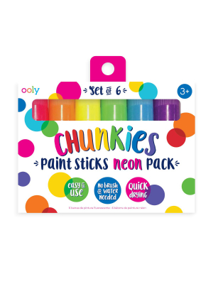 Chunkies Paint Sticks - Neon - Set Of 6