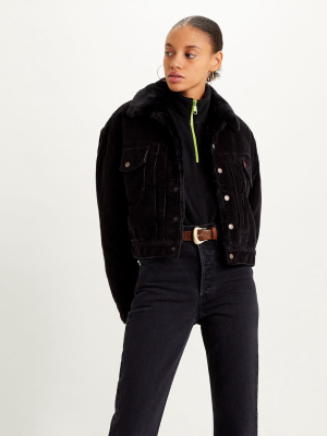 Heritage Corduroy Sherpa Trucker Jacket