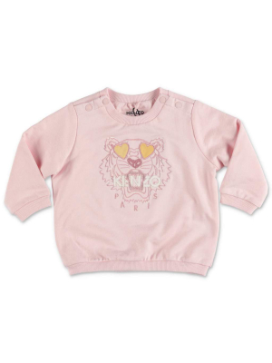 Kenzo Kids Tiger Embroidered Sweatshirt