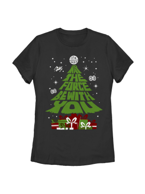 Women's Star Wars May The Christmas Gifts Be With You T-shirt