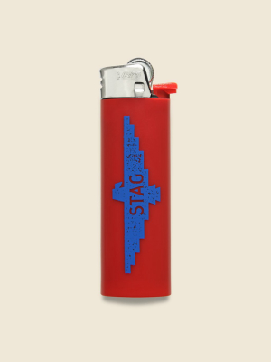 Thunderbird Bic Lighter - Red