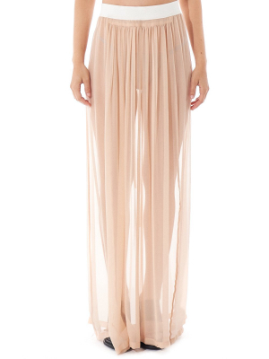 Nude Sheer Skirt (151-1760-106-030)