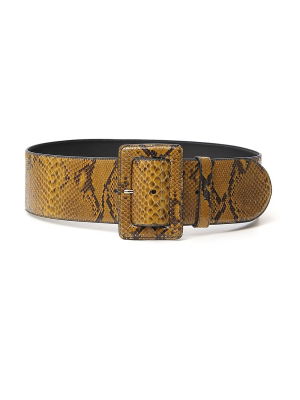 Prada Animal Print Effect Buckle Belt