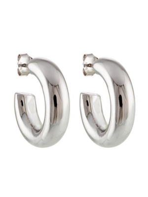 Silver Perfect Hoops