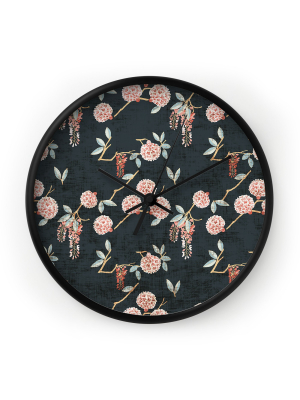 Holli Zollinger Floralista Wall Clock - Deny Designs