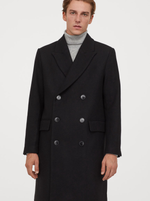 Wool-blend Coat