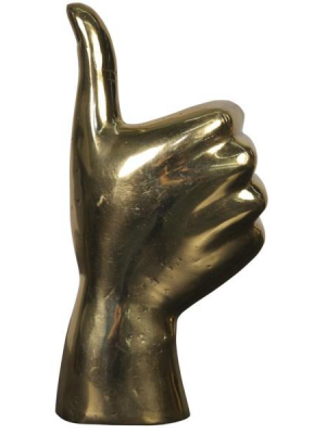 Thumbs Up Sculpture