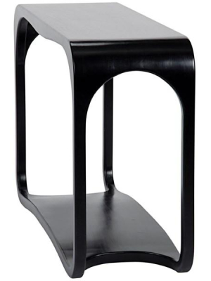 Milena Console In Hand Rubbed Black