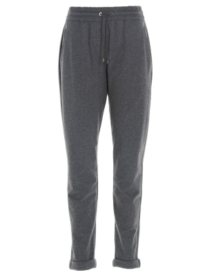 Brunello Cucinelli Cropped Track Pants