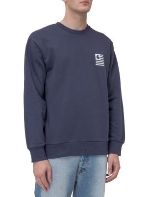 Carhartt Wip Logo Print Crewneck Sweatshirt