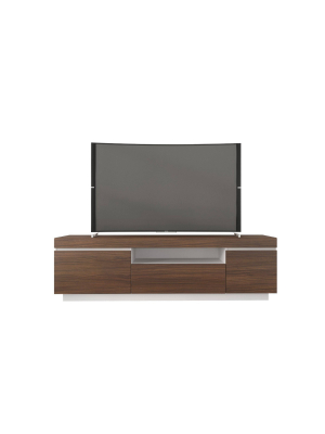 68" Cali Tv Stand Walnut/white - Nexera