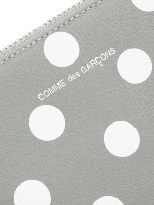 Comme Des Garçons Wallet Polka Dot Clutch Bag