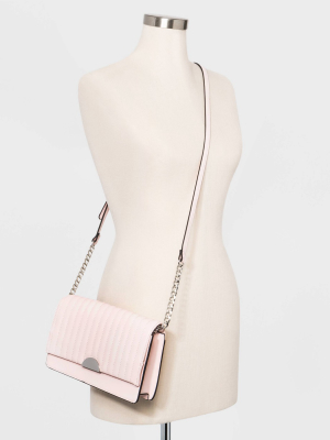 Flap Crossbody Bag - A New Day™ Pink