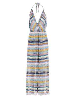 Missoni Mare Zig-zag Woven Maxi Dress