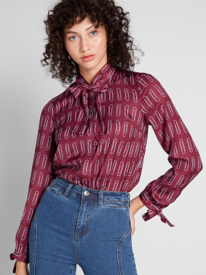 Positive Professionalism Button-up Top