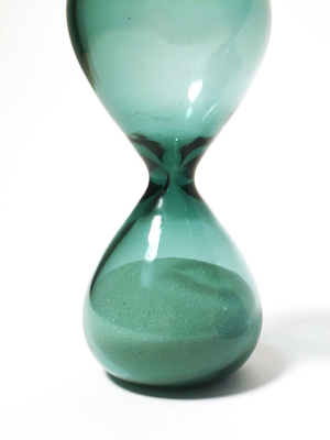 Colored Glass Hourglass