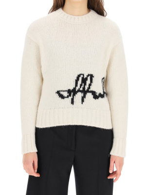 Off-white Logo Crewneck Sweater