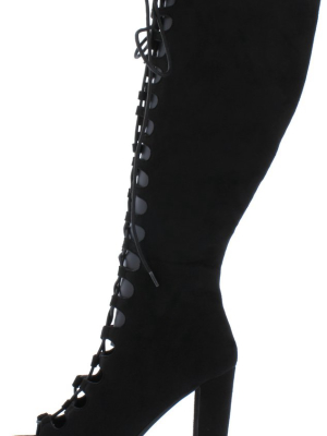 Lily39 Black Women's Boot