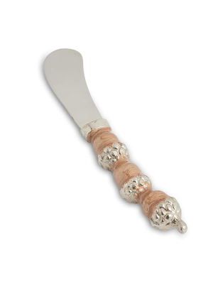 Julia Knight Acorn Spreader Knife In Toffee - Set Of 4