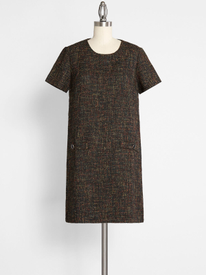 Tweed You Now Shift Dress